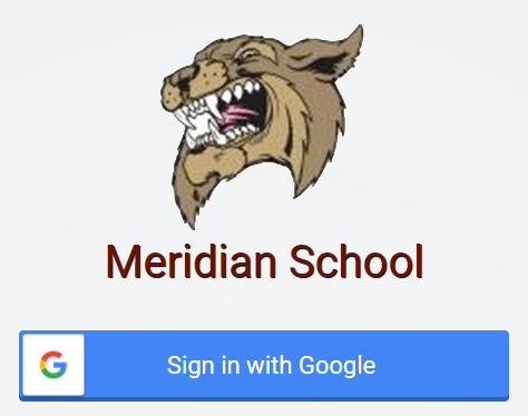 meridian school sign in with google
