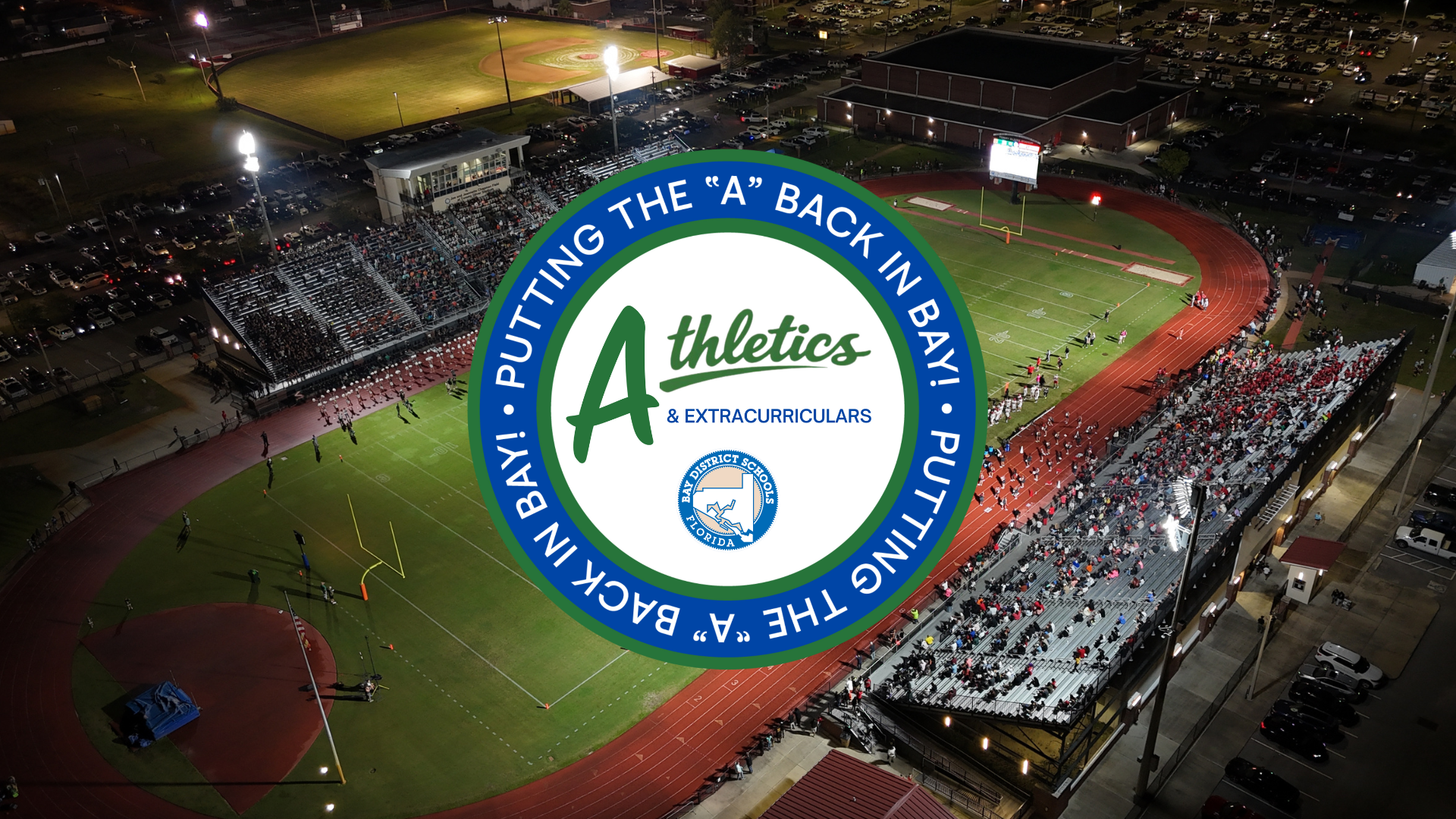 Tommy Oliver Stadium- A Back in Bay logo-Athletics