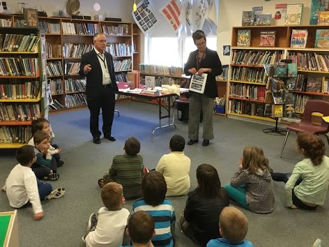 Students learn how airports use different technologies to support planes taking off and landing safely from Mr. Ashley (Federal Aviation Administration).