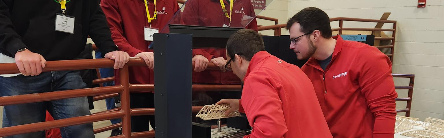 Syracuse SkillsUSA Bridge Engineering and Design.