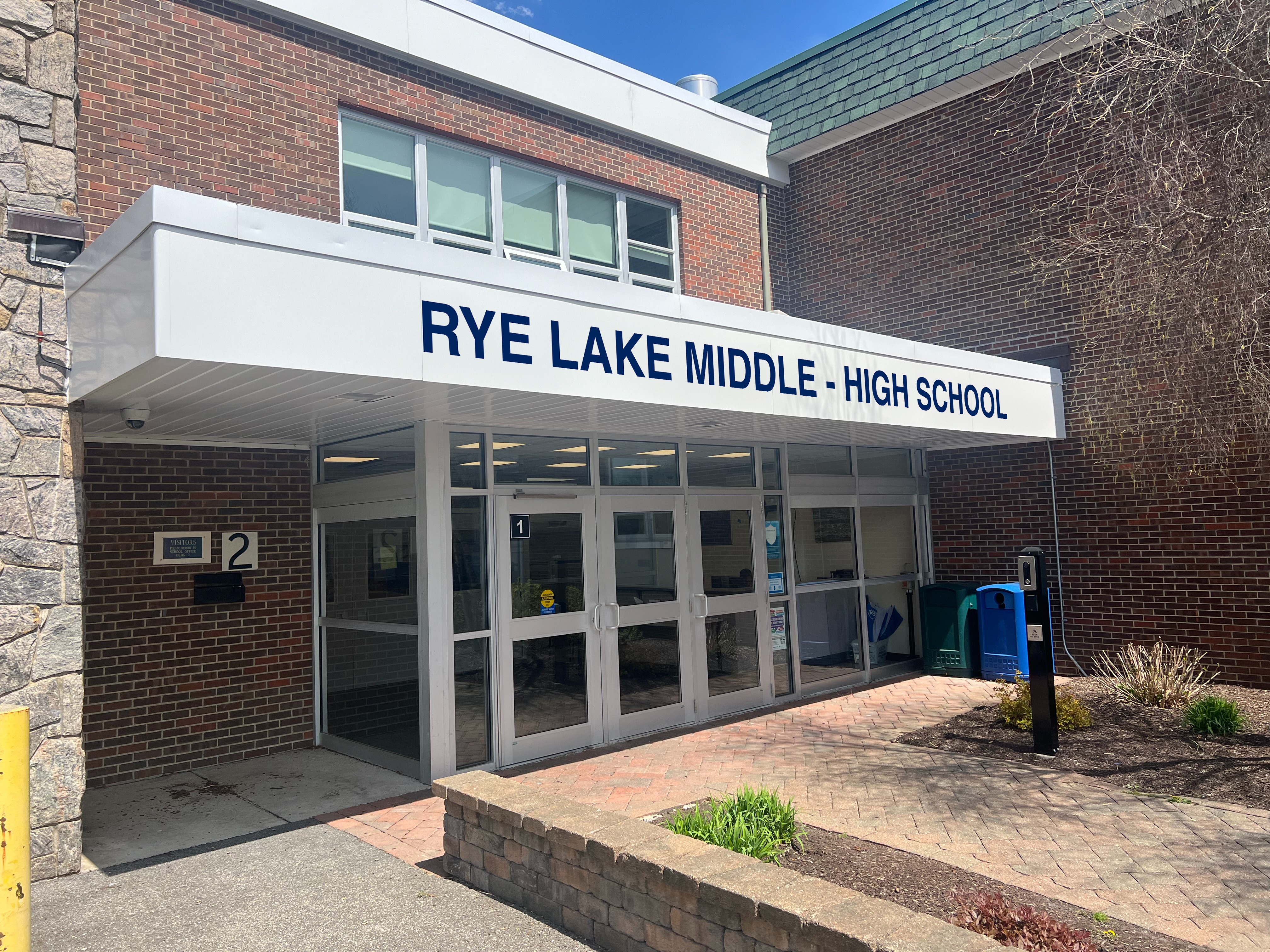 Rye Lake Middle-High School entrance