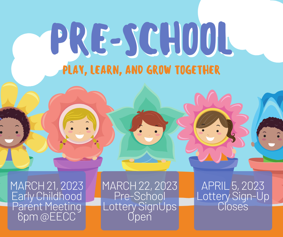 preschool graphic with meeting & registration dates listed below