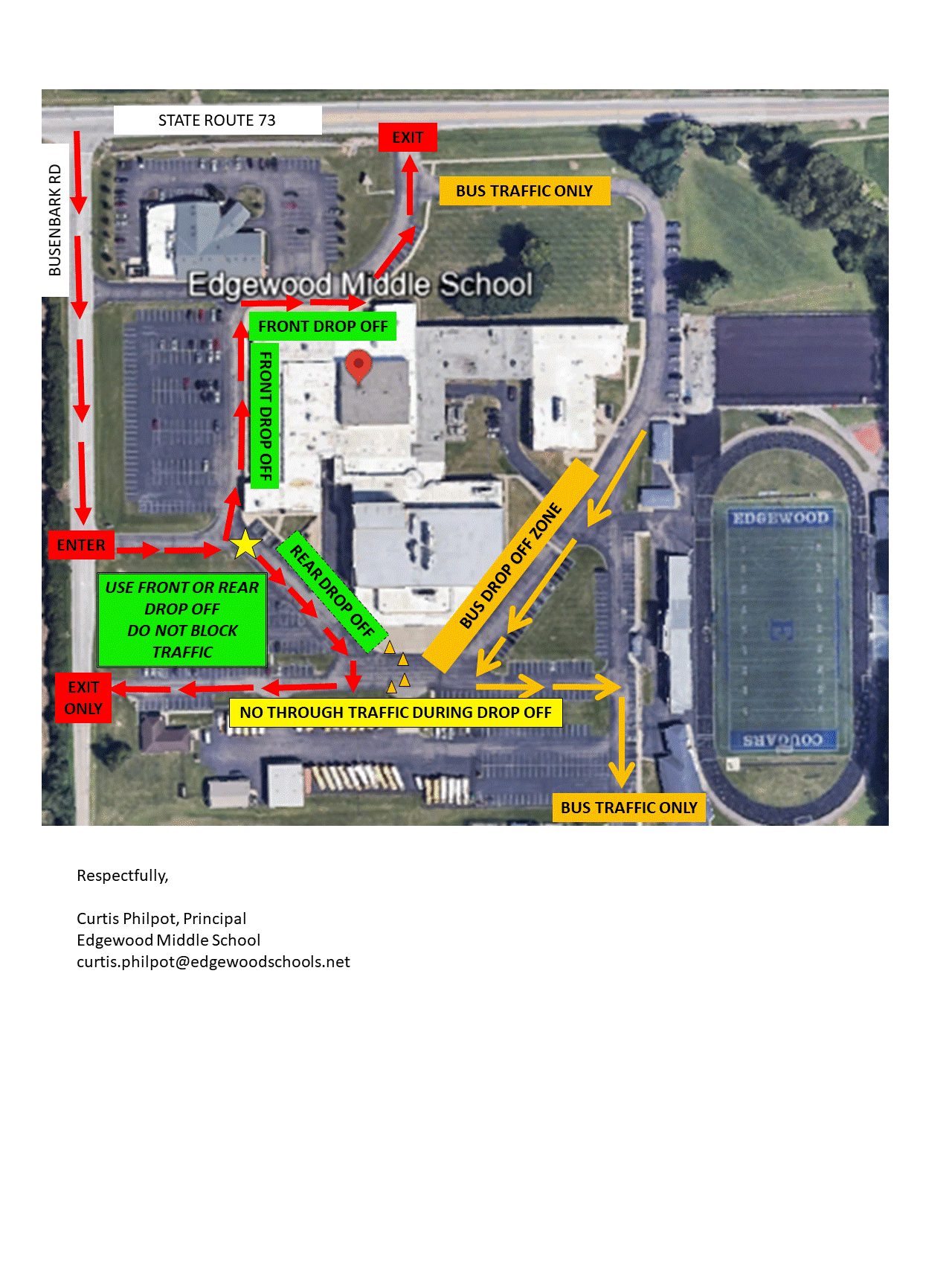 drop off map