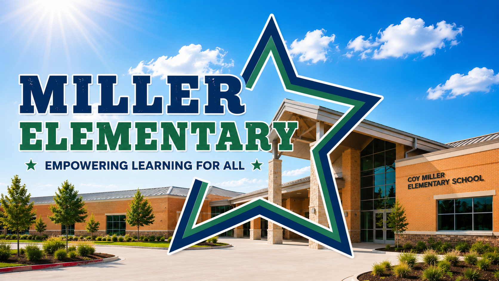 Miller Elementary front of school