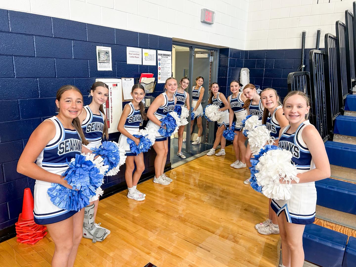 Cheer Greeting the Pep Rally