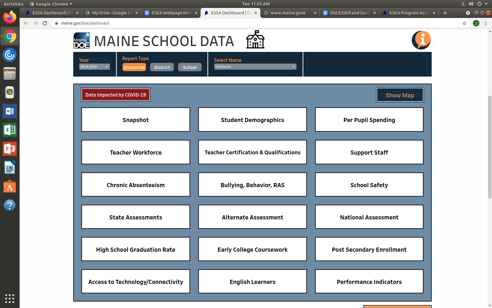 Maine School Data