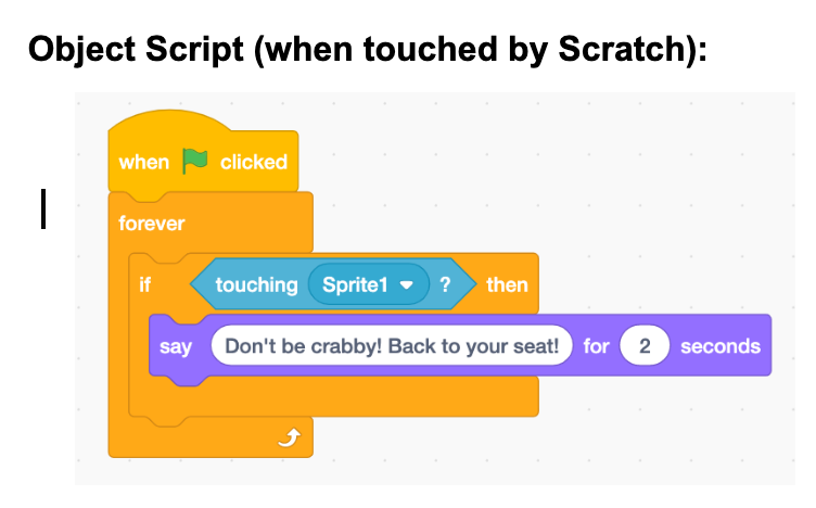Objects Sense Scratch