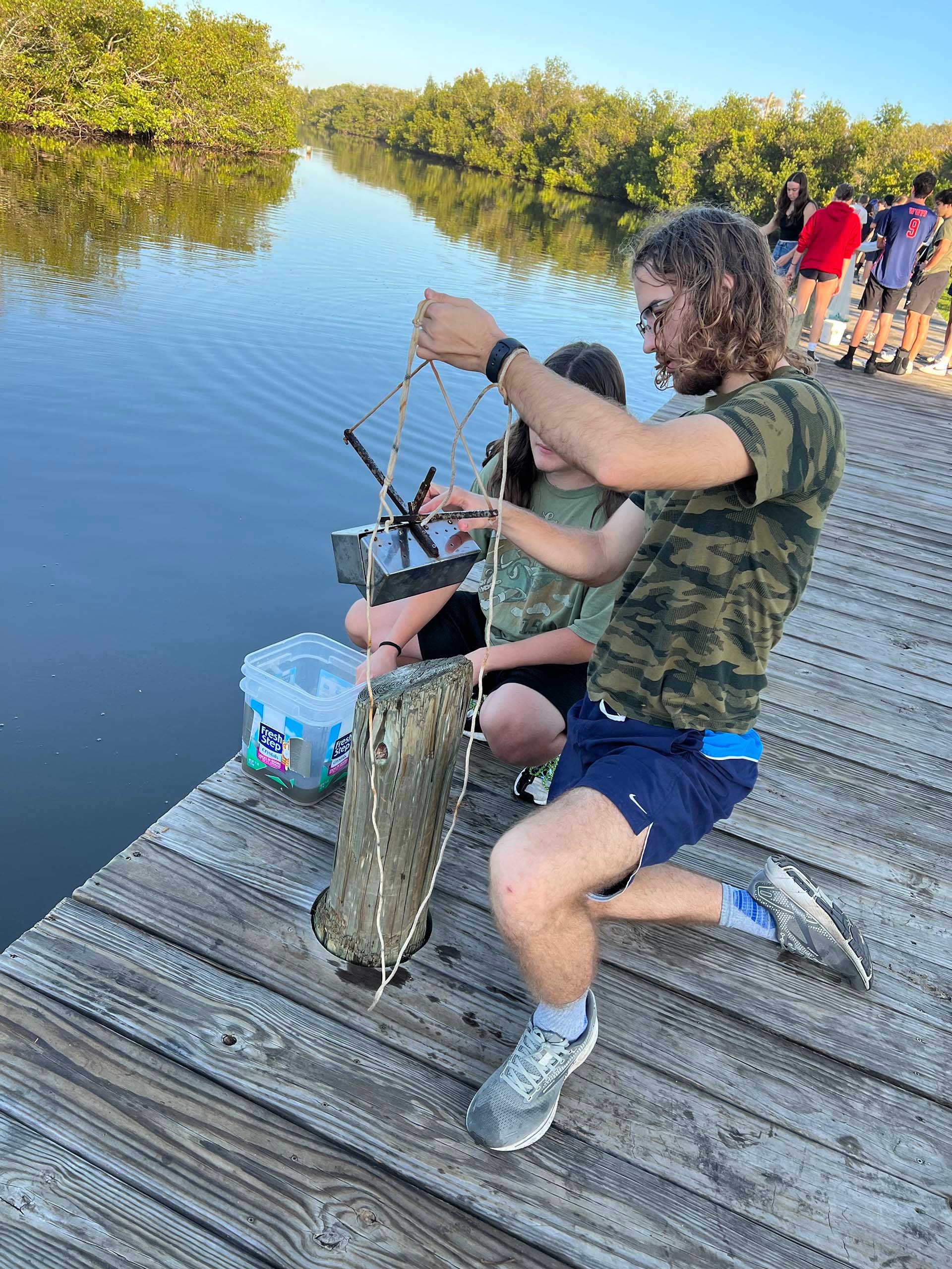 students at Aquadome