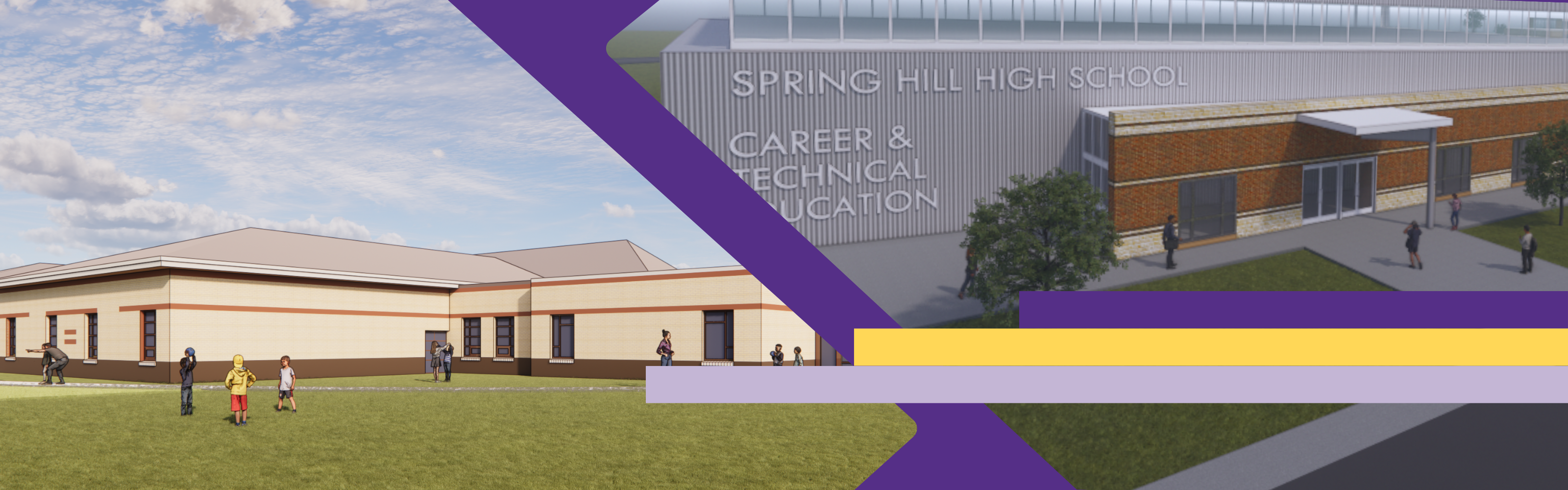 Images of School Building Renderings