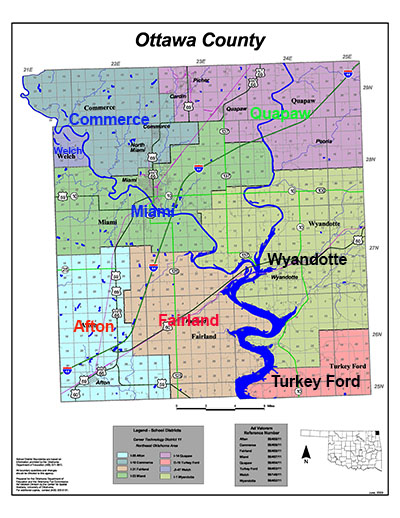 School District Boundaries in Ottawa County