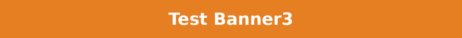 Test Banner 3