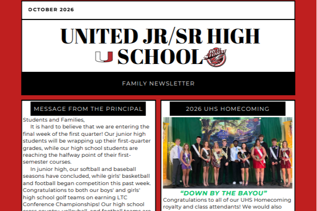 October Newsletter
