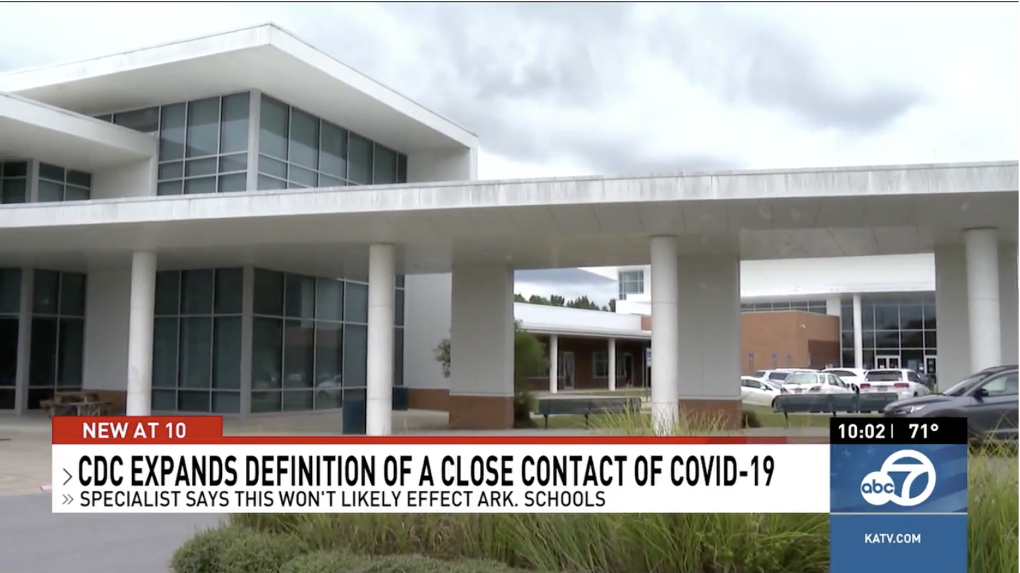 KATV: Arkansas health officials: New CDC guidelines shouldn't impact school contact tracing