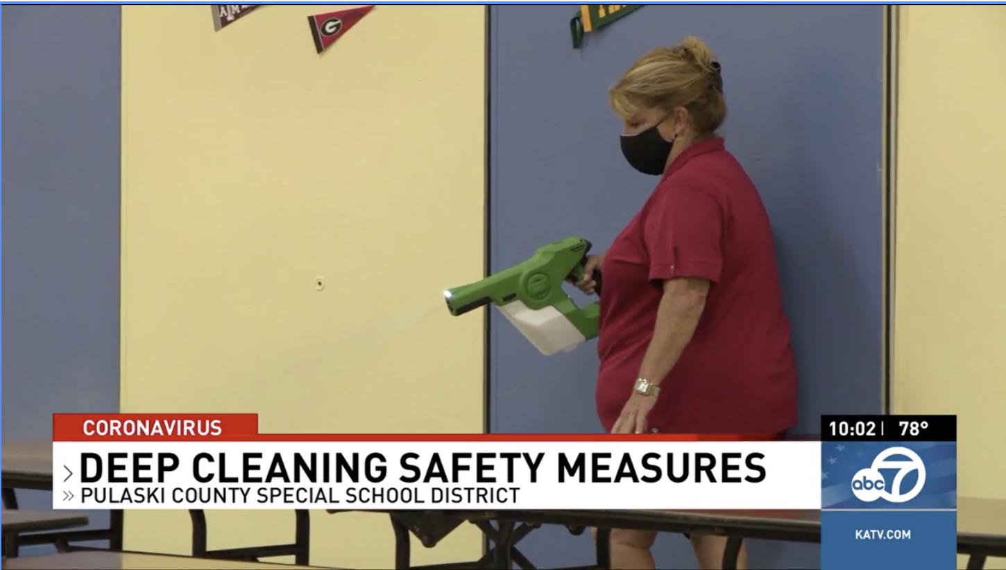 KATV: PCSSD breaks down deep cleaning measures to prevent spread of COVID-19