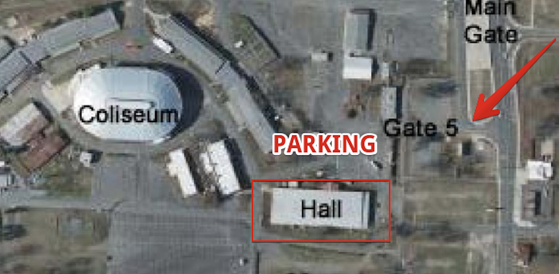 map of where to park