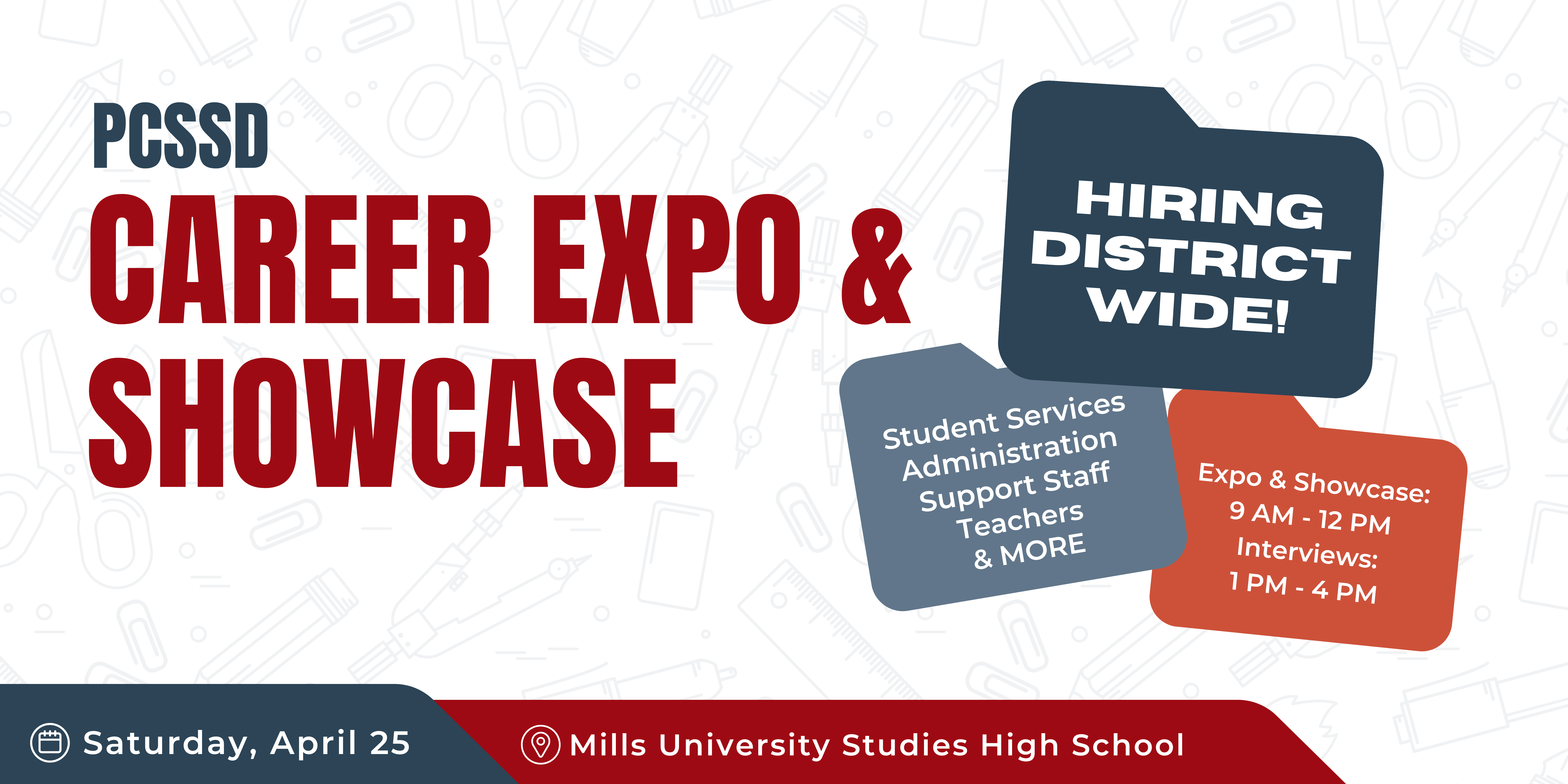 PCSSD Career Expo and Showcase on April 25