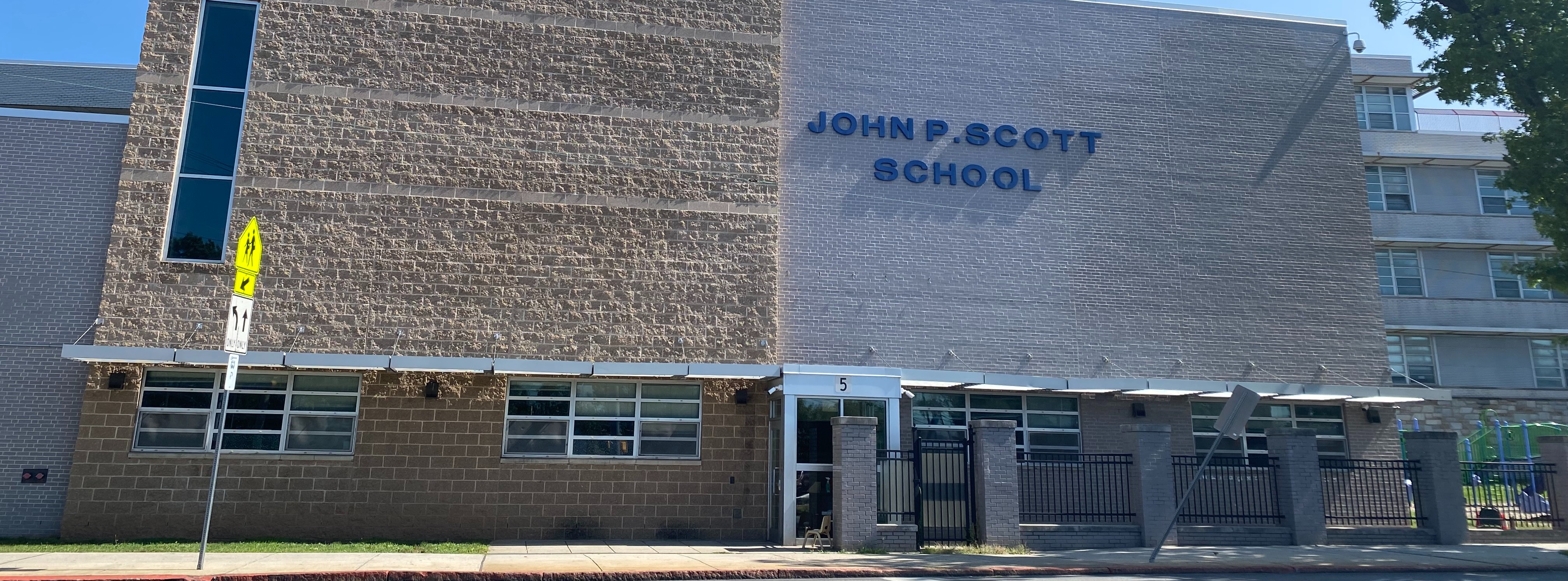 Scott Early Learning Center Sign and Main Entrance