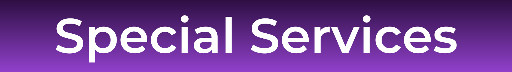 Special Services