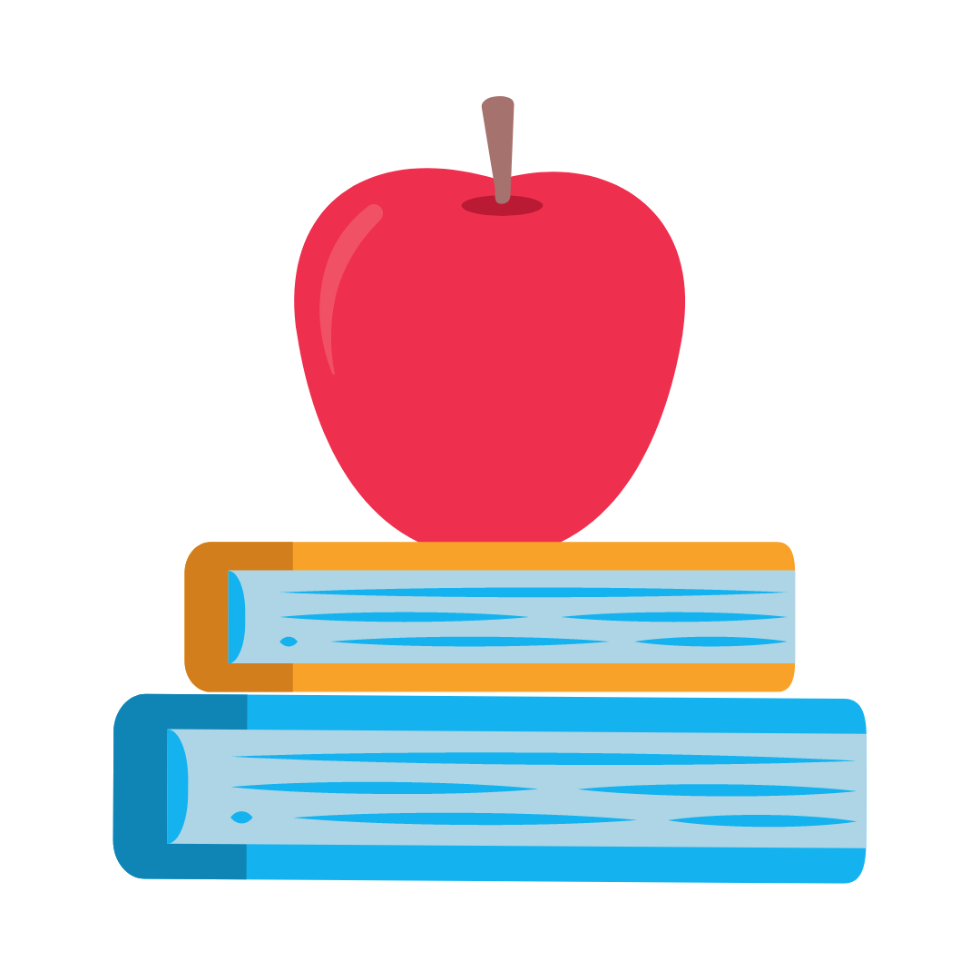 apple on books