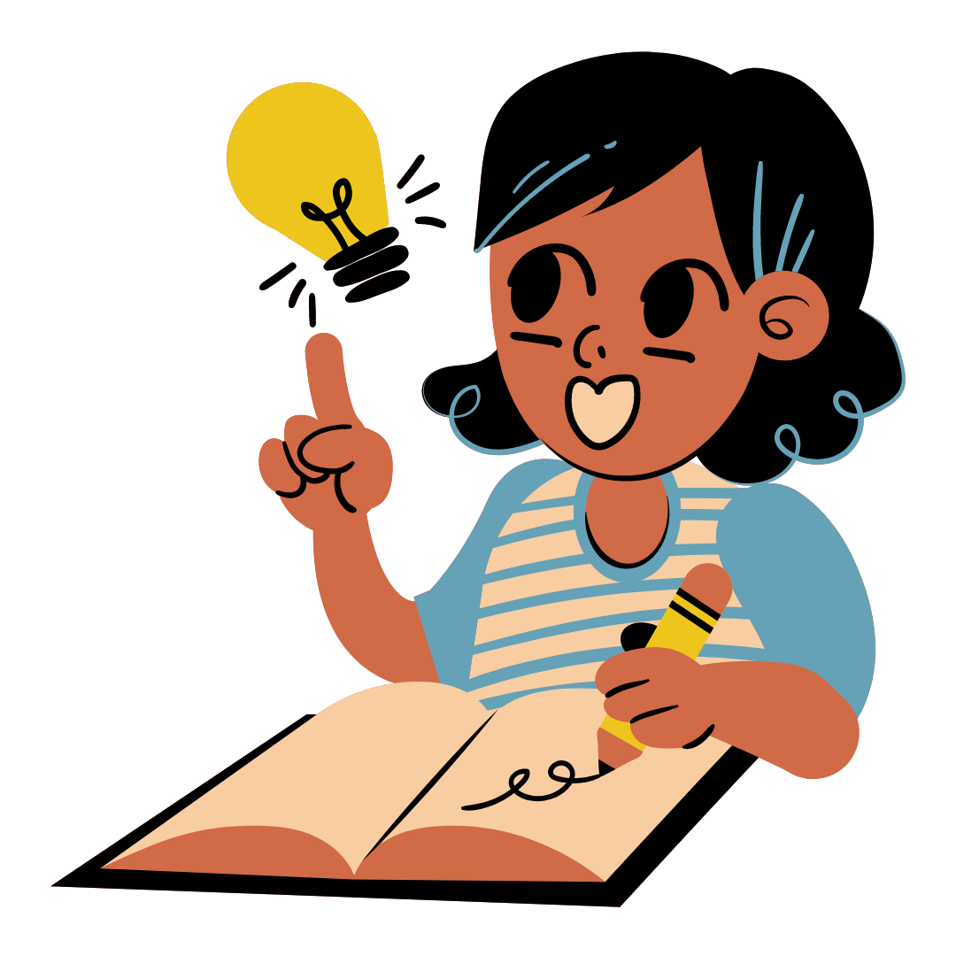 girl learning