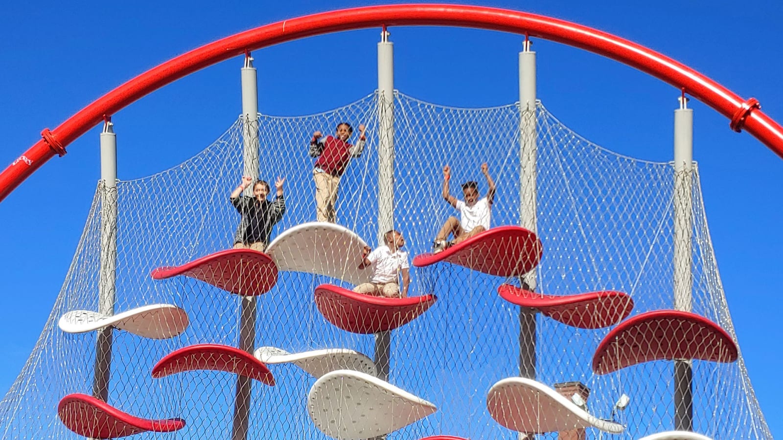Knotts students playing outside