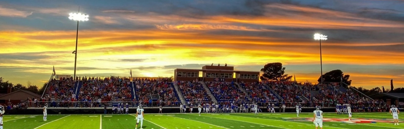 stadium sunset