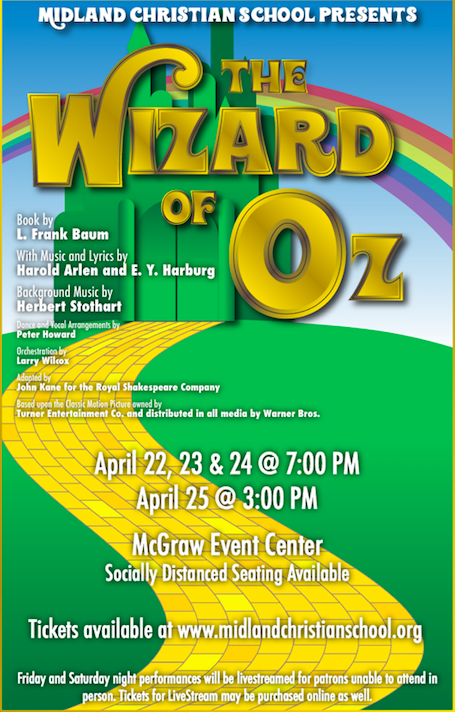 SPRING MUSICAL 2021 - The Wizard of Oz
