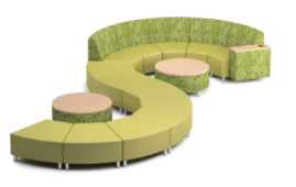 curved seating