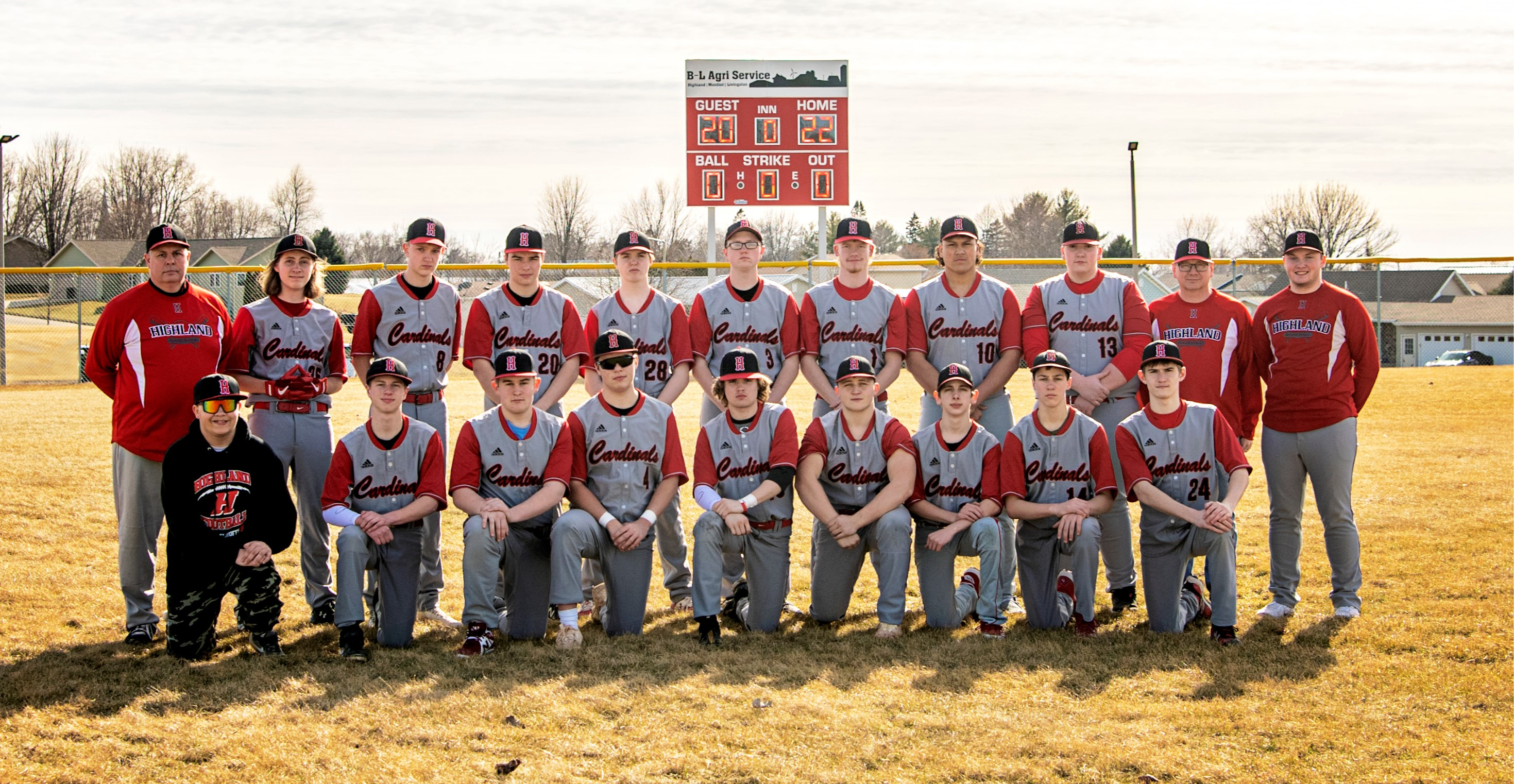 Photo of2022 Baseball team members
