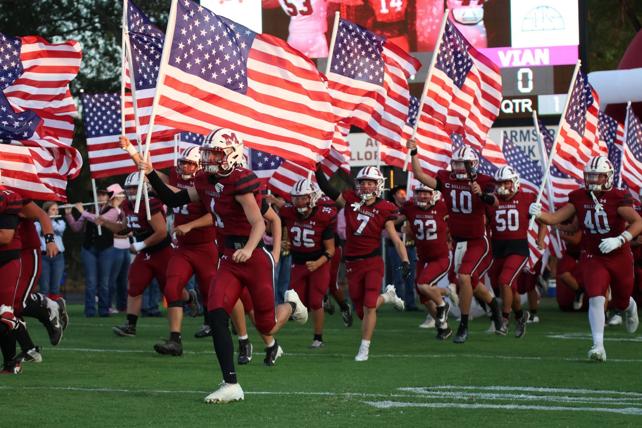 Football and Flags