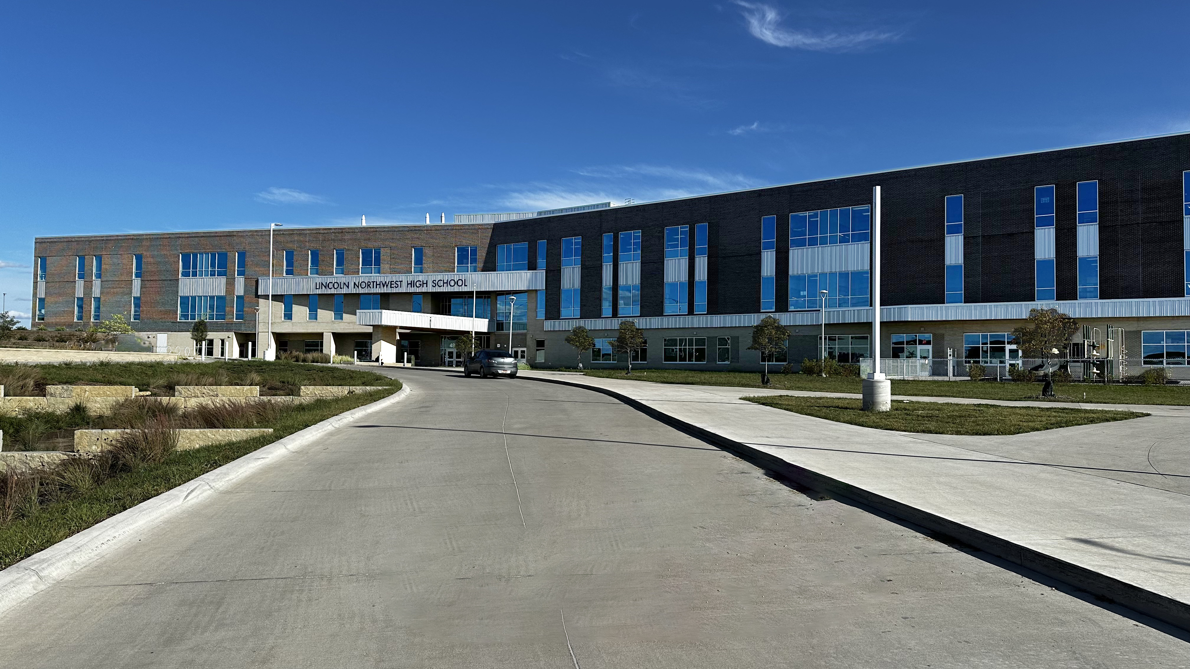 Front entrance of Northwest High School