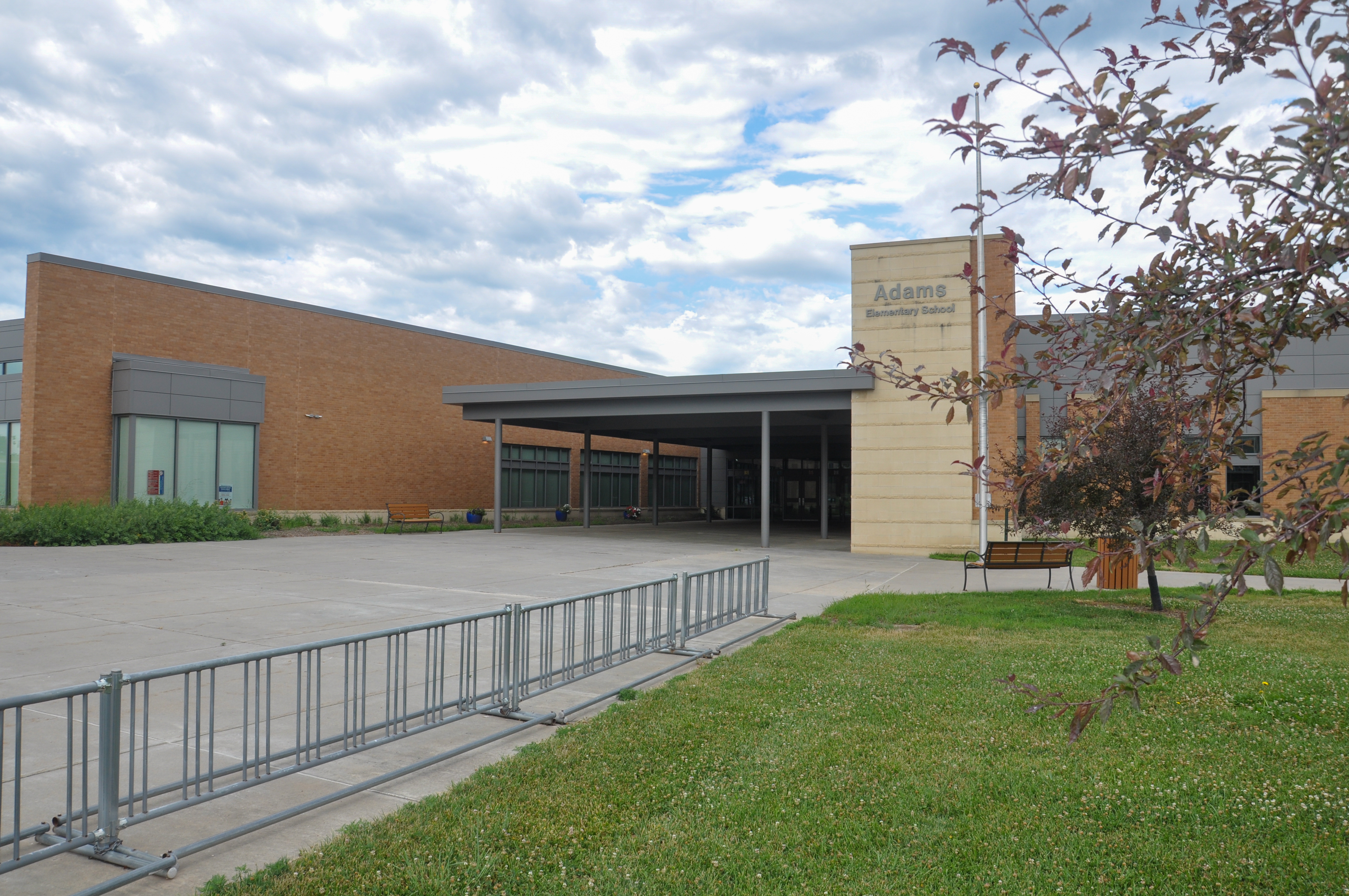 Adams front entrance