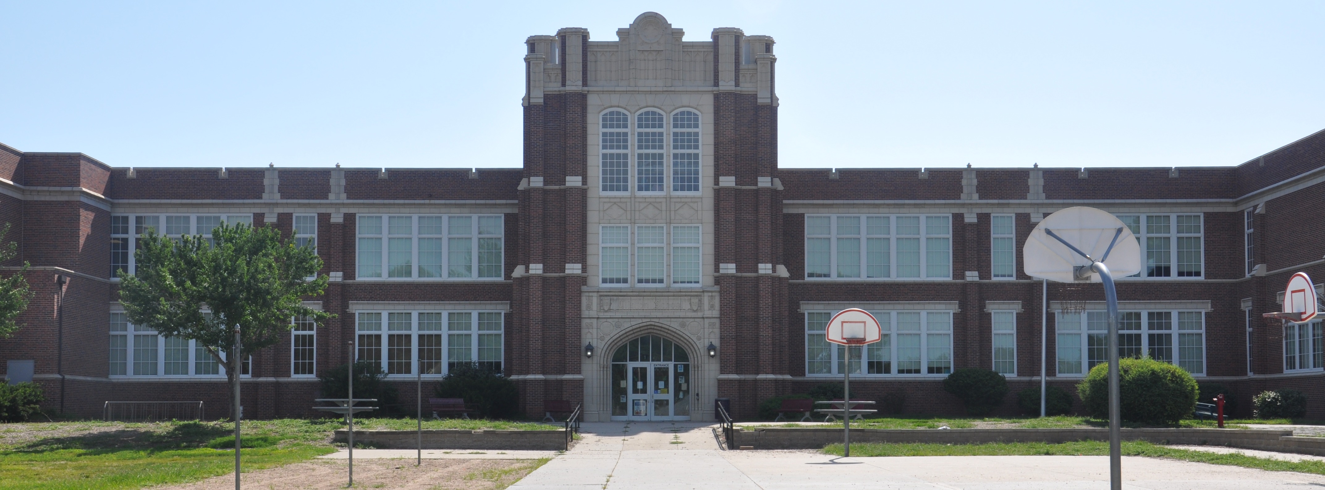 Clinton entrance and grounds