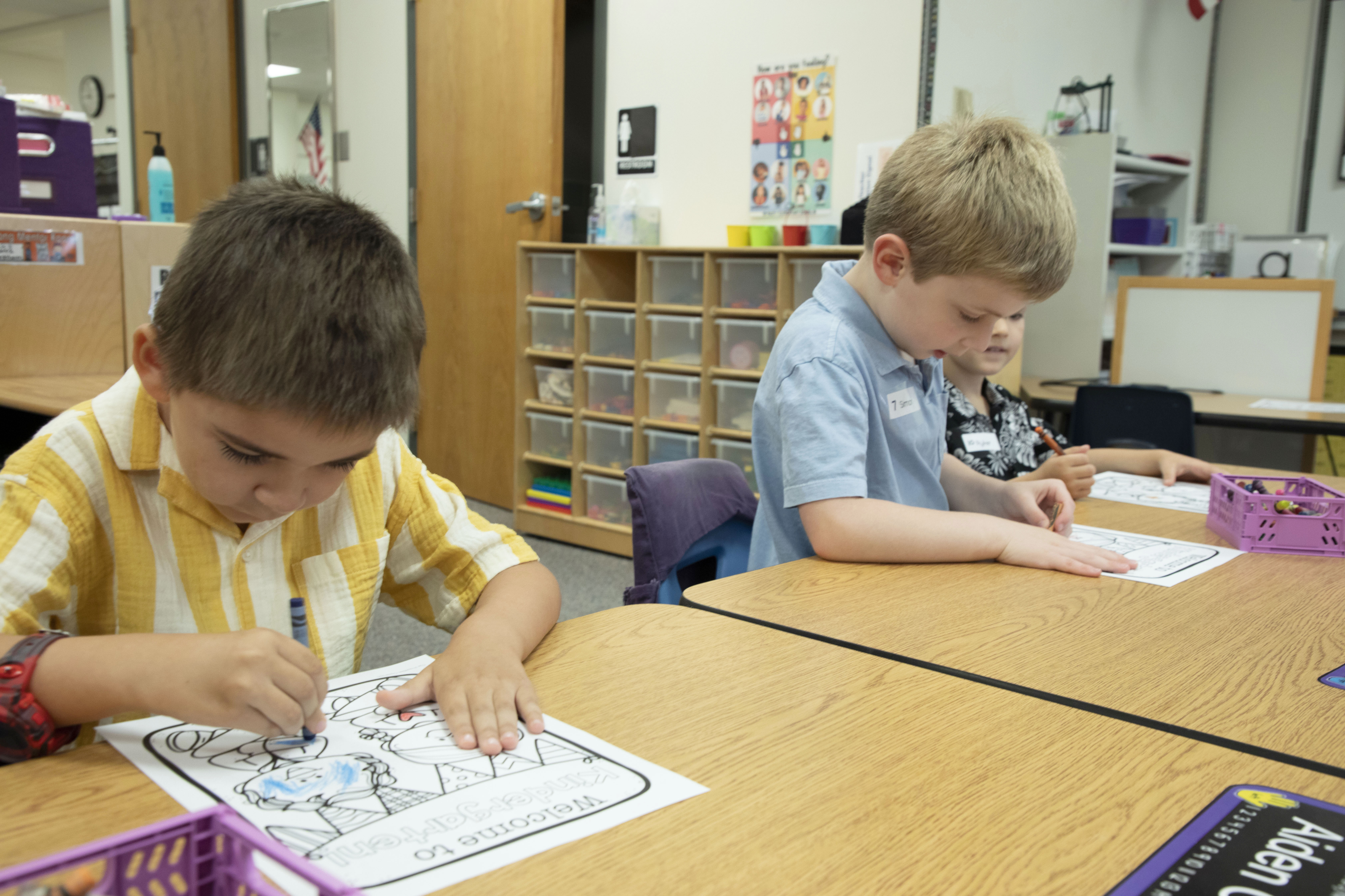 Humann students working together