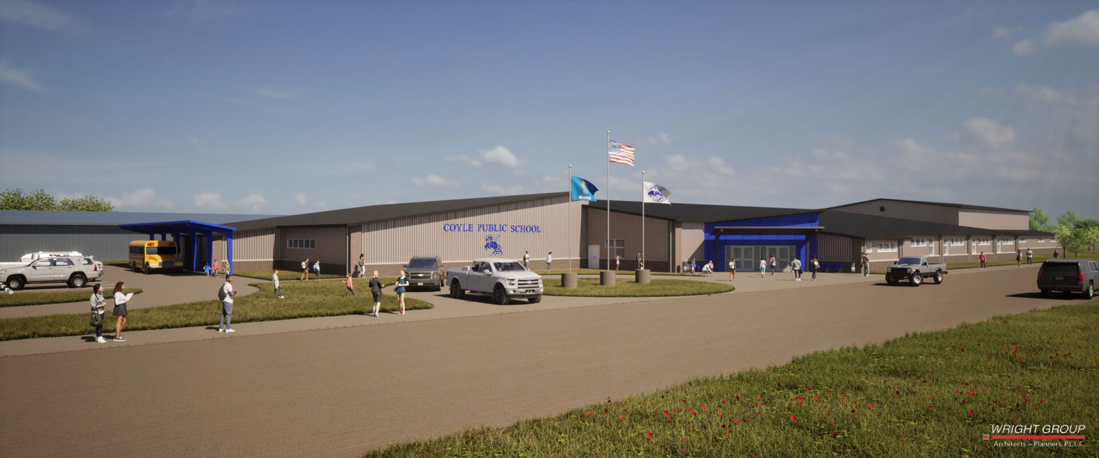 photo of rendering of building