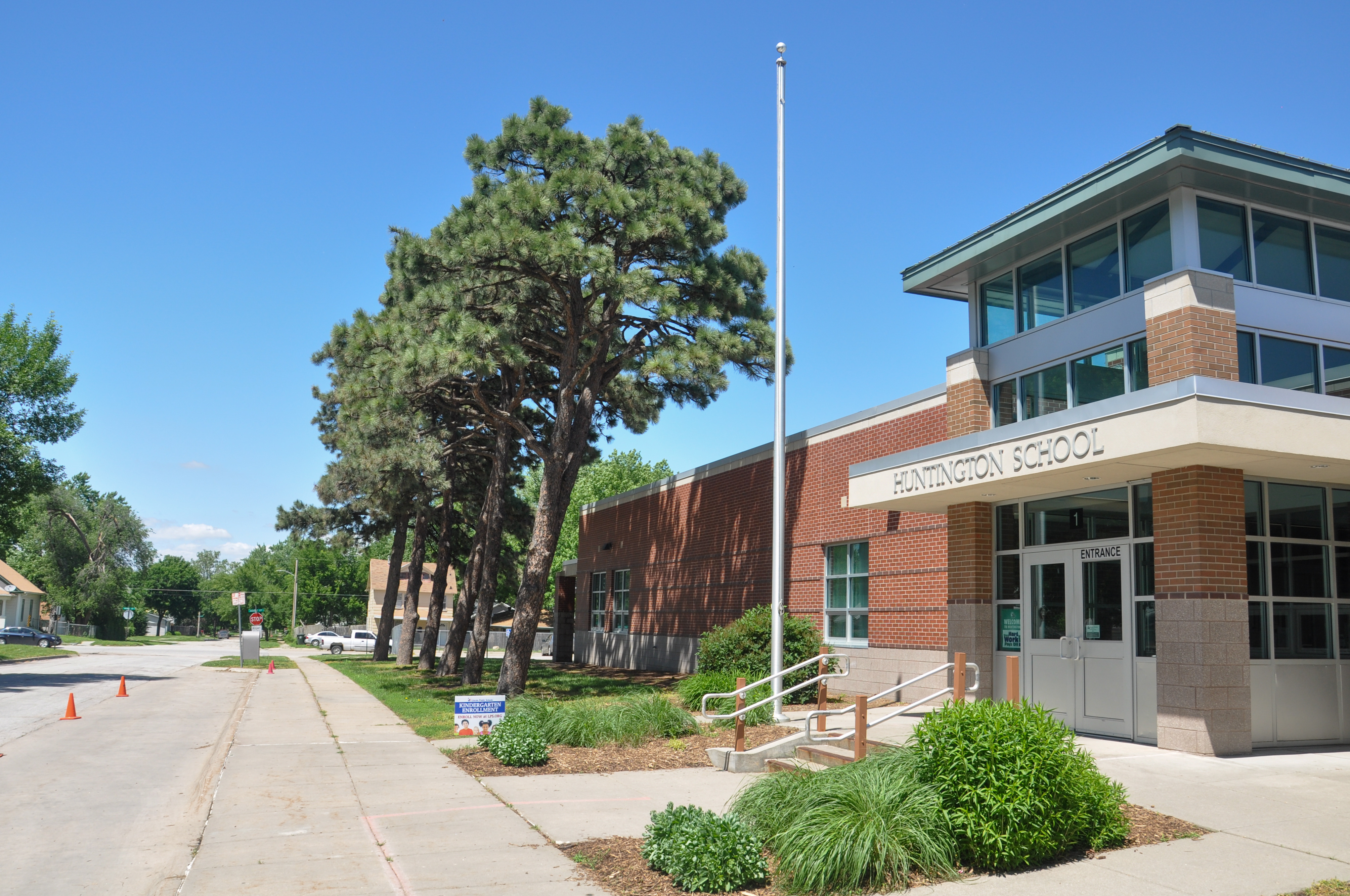 Huntington Exterior during a sunny day