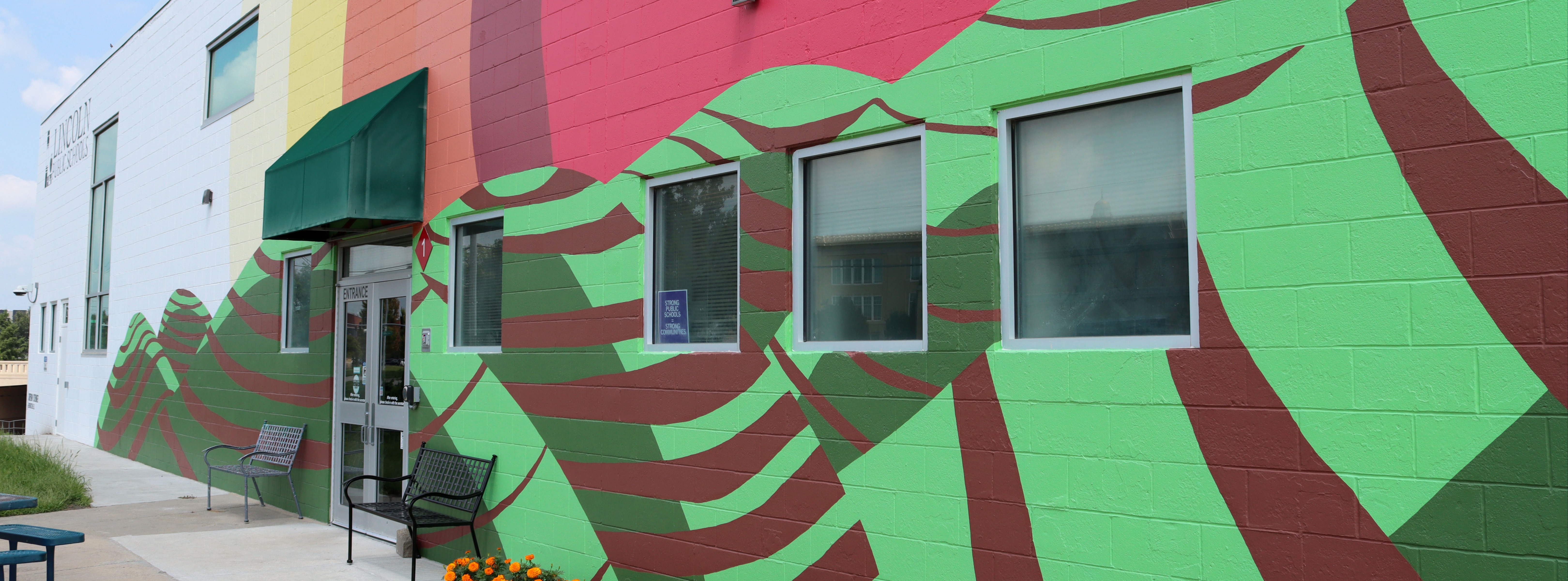 Exterior of the Arts and Humanities Building