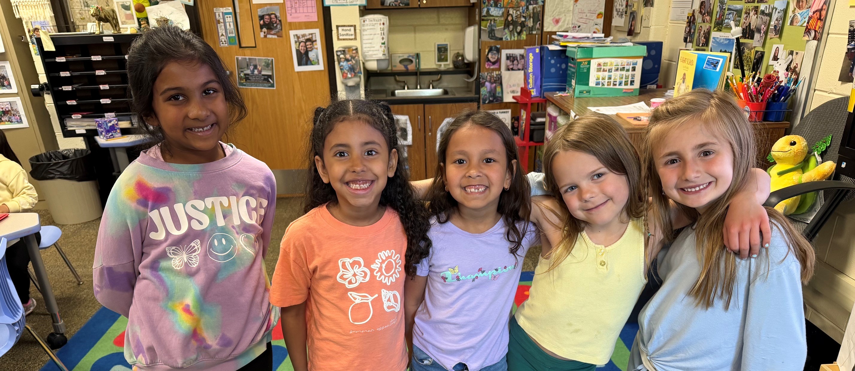 First grade students