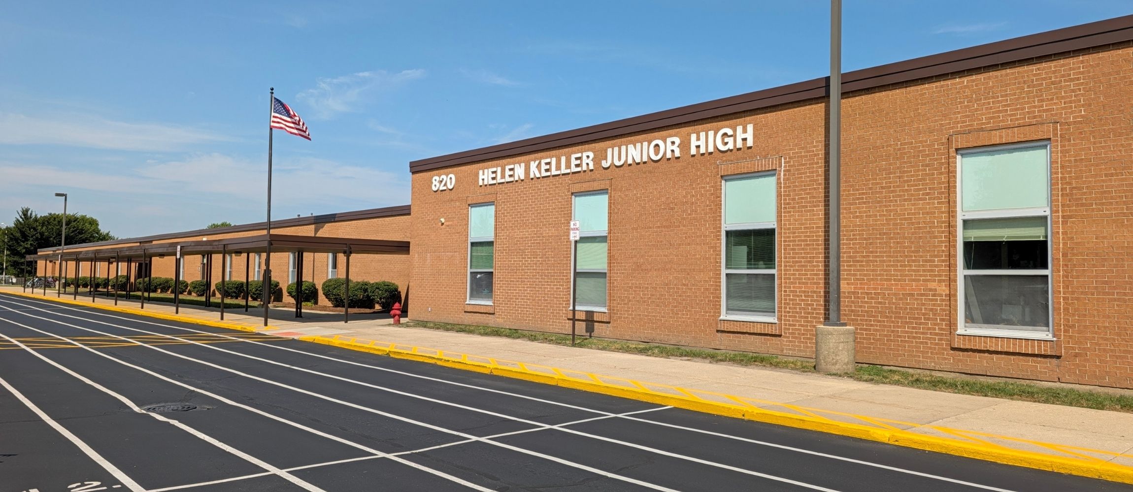 front view of keller junior high