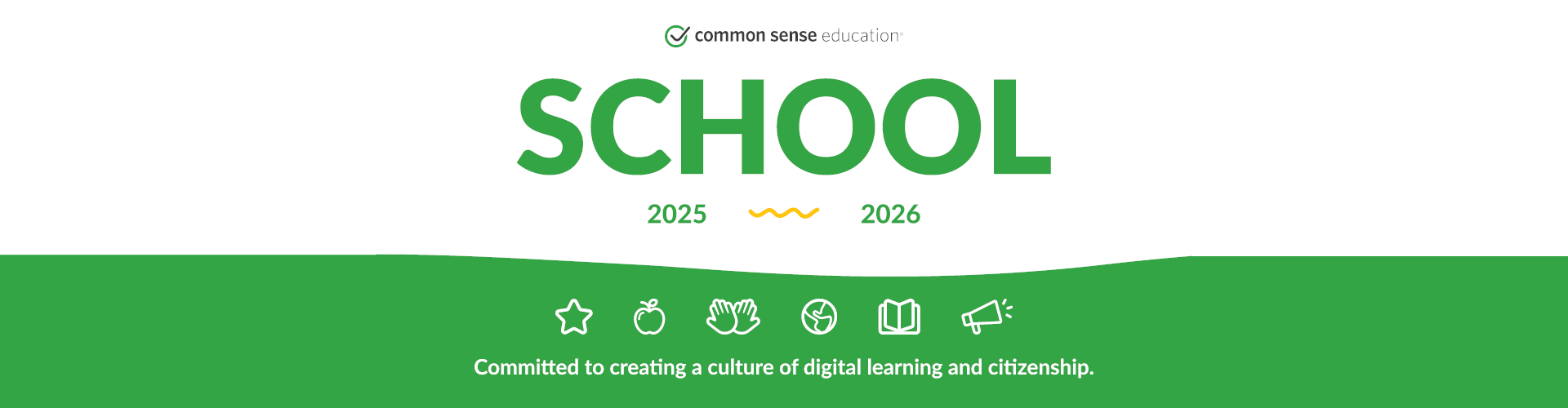 2025-2026 Common Sense School Badge