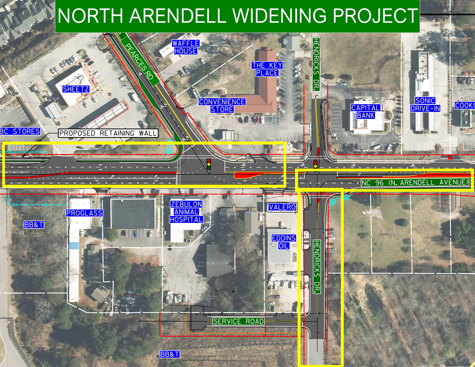widening project map