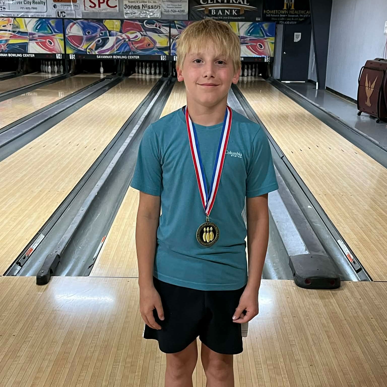 Josiah Pulley places 4th in the  Boys Singles  Bowling Tournament