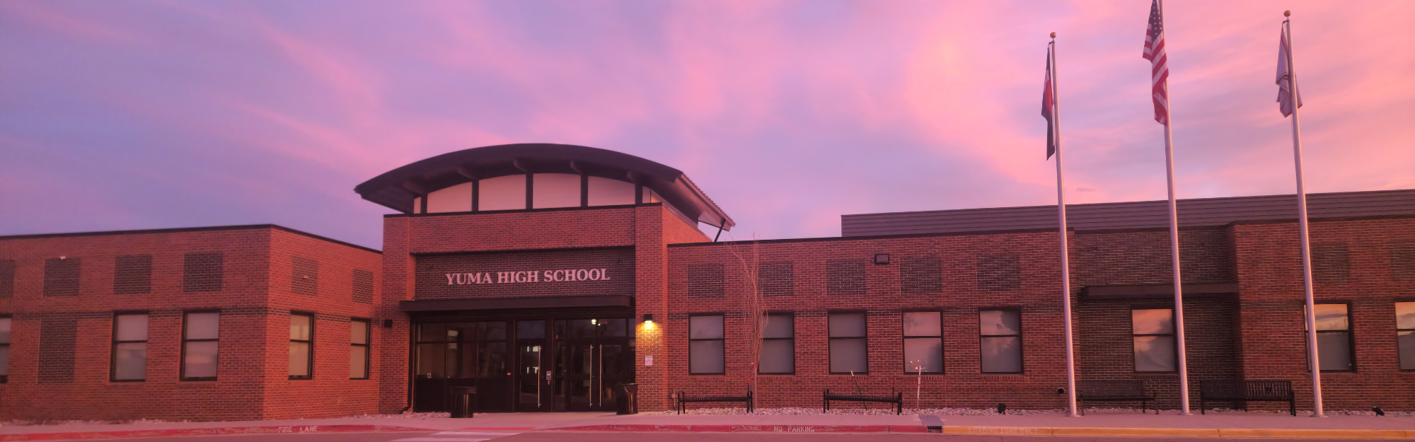 High School Main Entrance