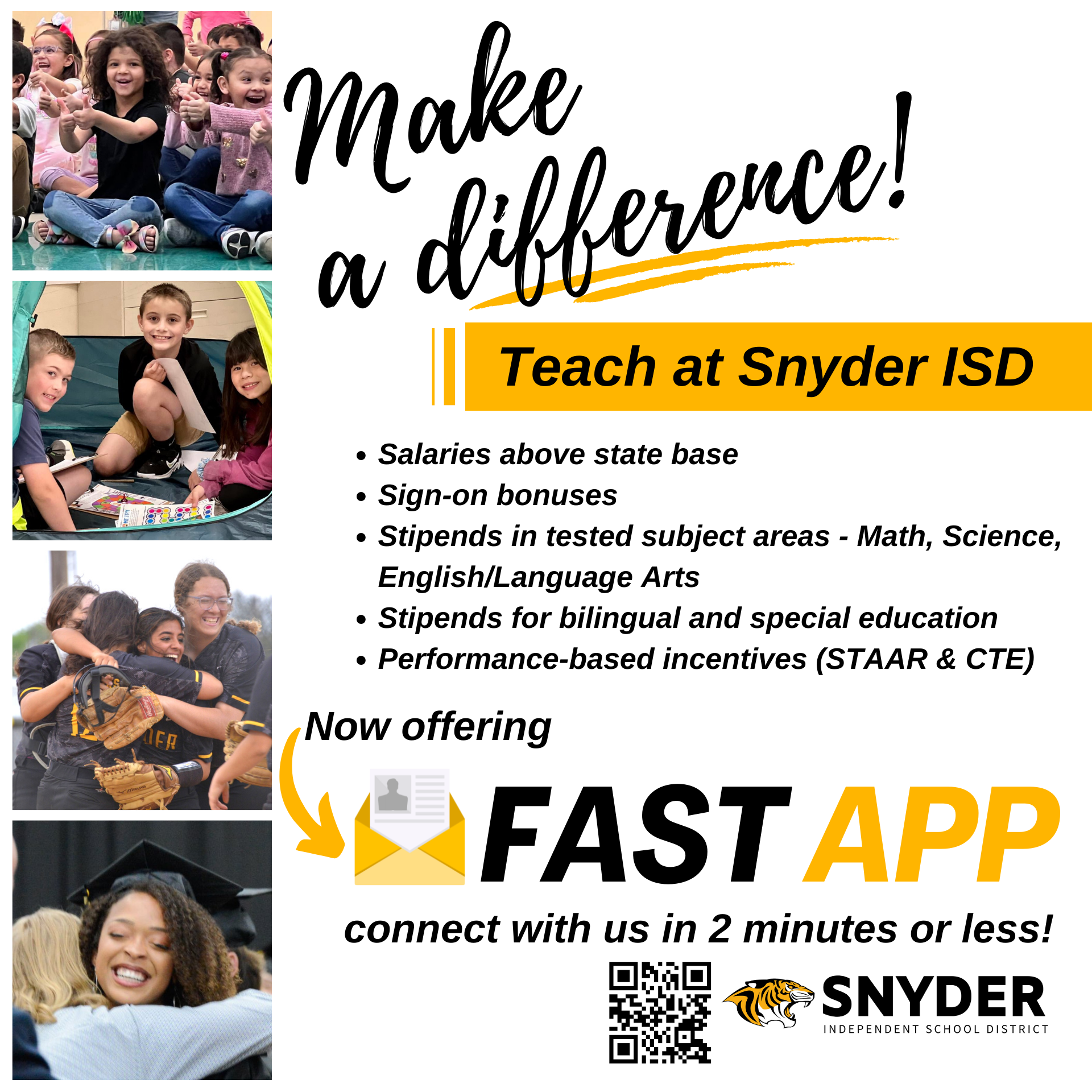 Make a living and make a difference at SISD