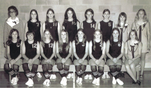 1972 State Volleyball Champs 2007 Hall of Honor Inductee