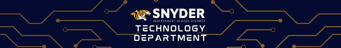 Snyder ISD Technology Department 