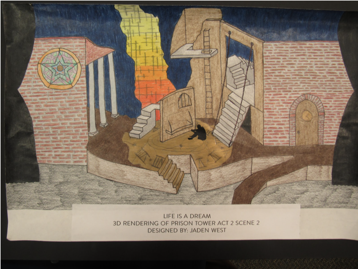 2nd place State Theatrical Design contest (Set Design Category) 2020