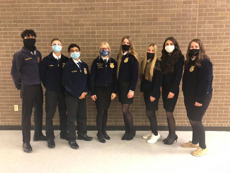 FFA Students after competition