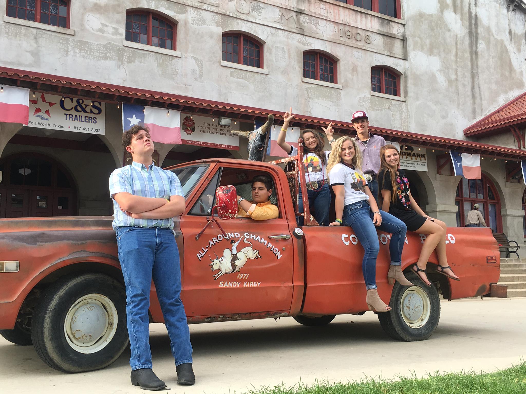 FFA Students at the Fort Worth Stockyards