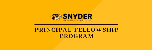 Snyder ISD Principal Fellowship Program Header Graphic